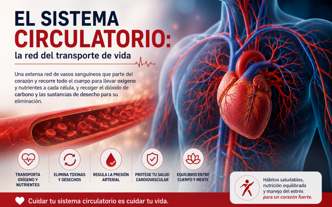 El Sistema Circulatorio: la red del transporte de vida
