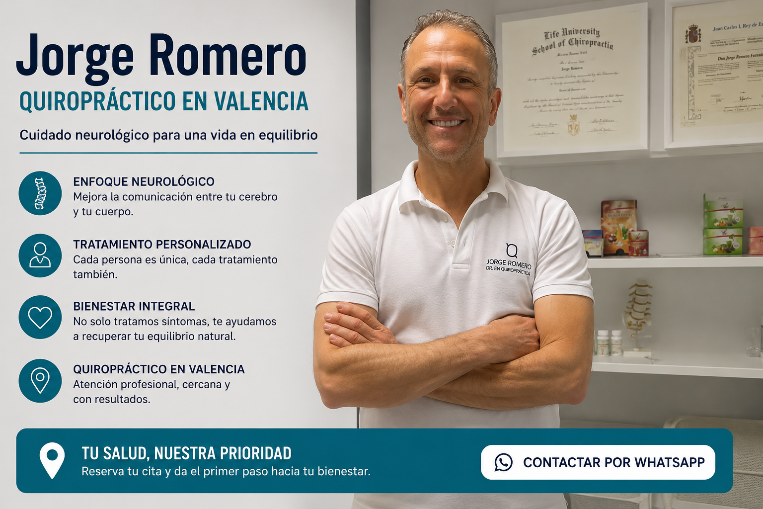 quiropráctico en Valencia