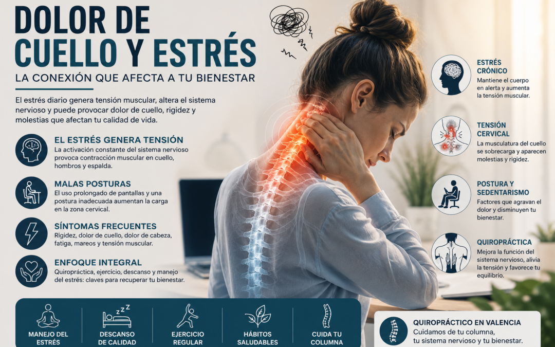 Dolor de cuello y estrés: una relación más estrecha de lo que imaginas