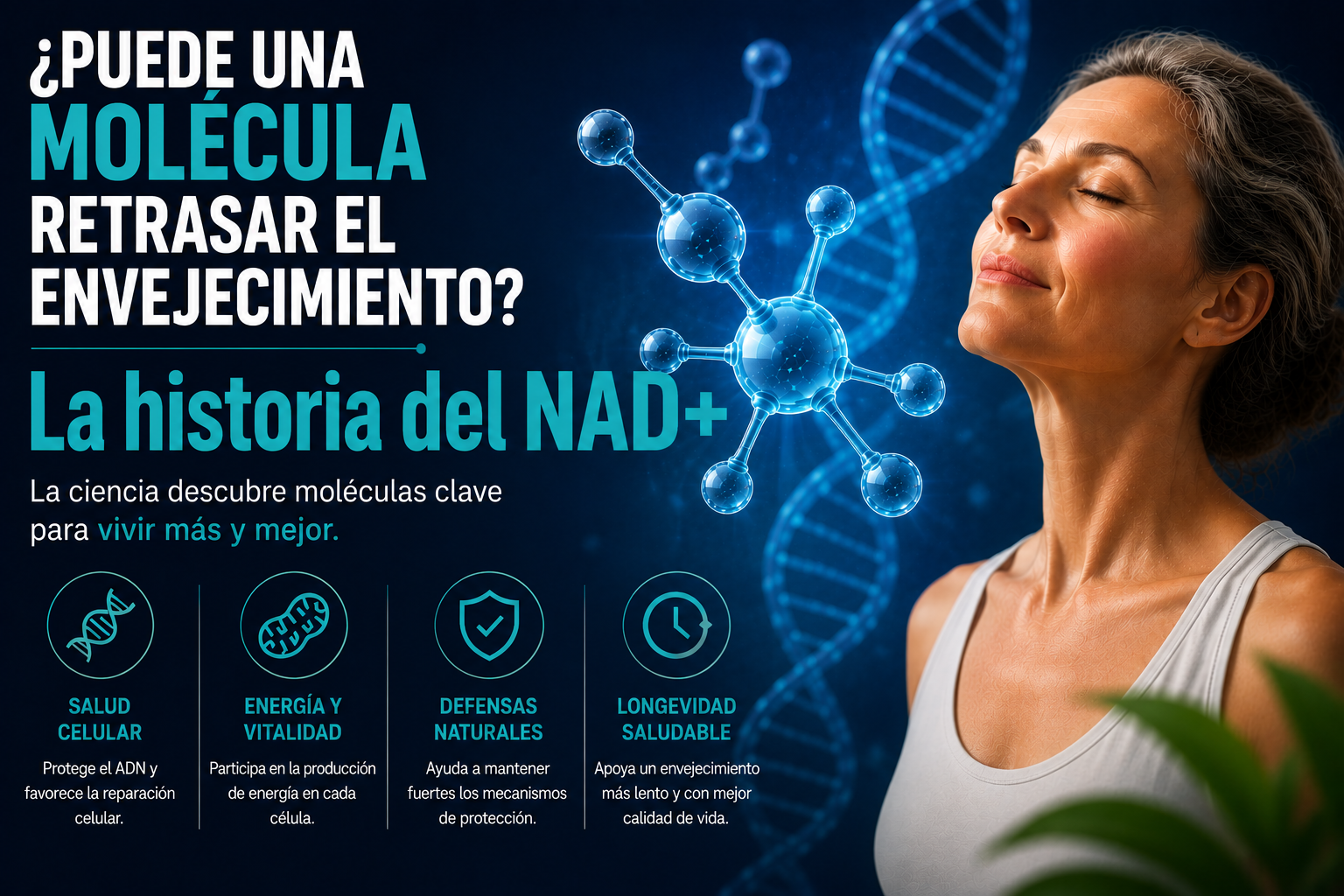 ¿Puede una molécula retrasar el envejecimiento?